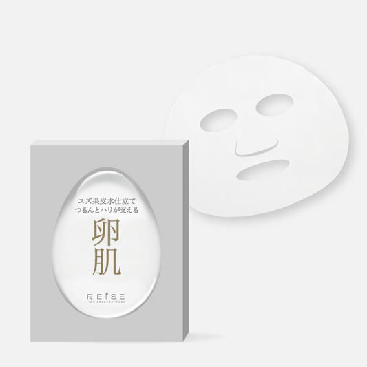 日本 REISE 卵肌 蛋殼膜小熨斗撫平緊緻面膜(五入)